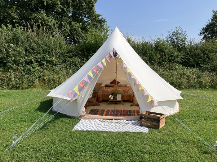 Bed included in your tent for camping