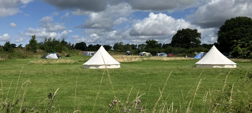 Camping at Spring Hill Farm Oxfordshire