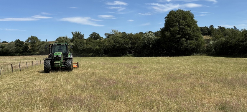 paddock topping, field topping, Banbury, Oxfordshire