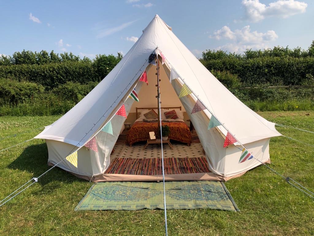 Bell Tent Hire at Spring Hill Farm